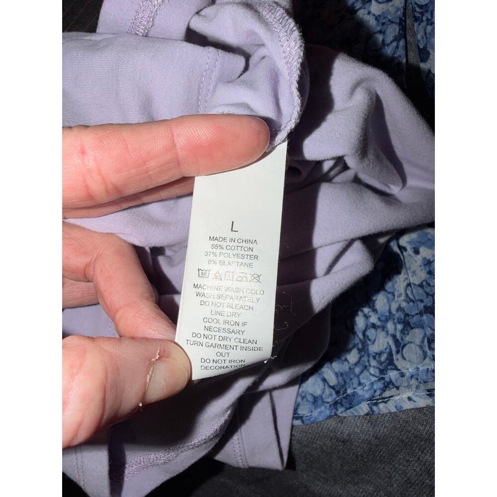 Kate Spade New York Gym & Tonic Tank Top Women’s Large Purple Lavender Racerback - Picture 10 of 10